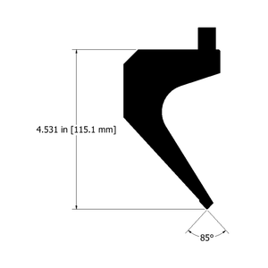 Titan - 85° Extreme Goose Neck Punch, 2 Inch