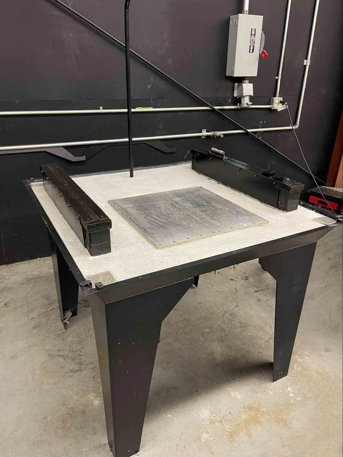 Concrete Base after curing