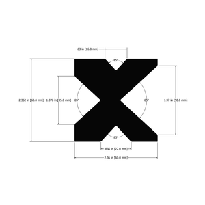 Titan - Standard 4-Way Die, 1 Inch