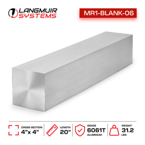 20"x4"x4" 6061-T6 Aluminum Billet