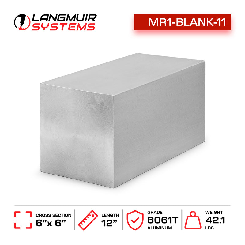 6"x6"x12" 6061-T6 Aluminum Billet