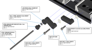 NEW! MR-1 Part Stop Kit for Low Profile Vise