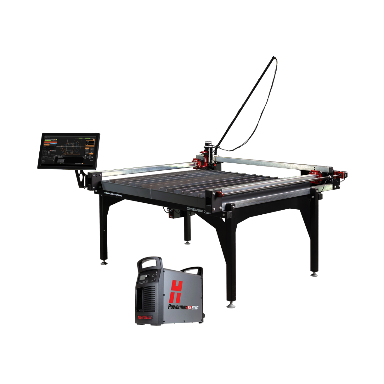 CrossFire PRO MAX CNC Plasma Table – Hypertherm Powermax65 SYNC Package
